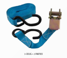 [RATEL1T-2] SJORBAND BLAUW 2-DELIG (0.3M+4.7M) 400/800daN