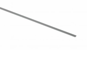 LAT 2M RVS VOORGEBOORD3MM DIKTE