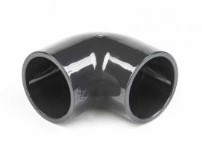 PVC BOCHT 90° LIJM 63 MM