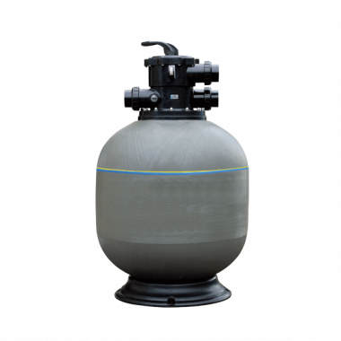 ZANDFILTERTON DIAM. 600MM LEEG - TOPAANSLUITING + KRANEN