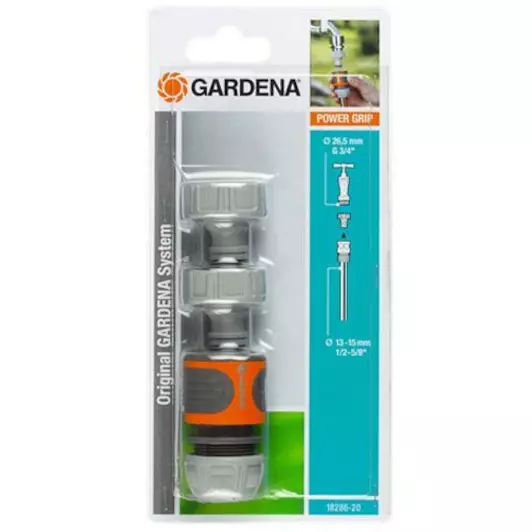 AANSLUITSET VOOR 13 MM (1/2") & 15 MM (5/8")-SLANG