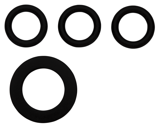 [01124-20] SET RUBBERRINGEN VOOR KRAANSTUKKEN