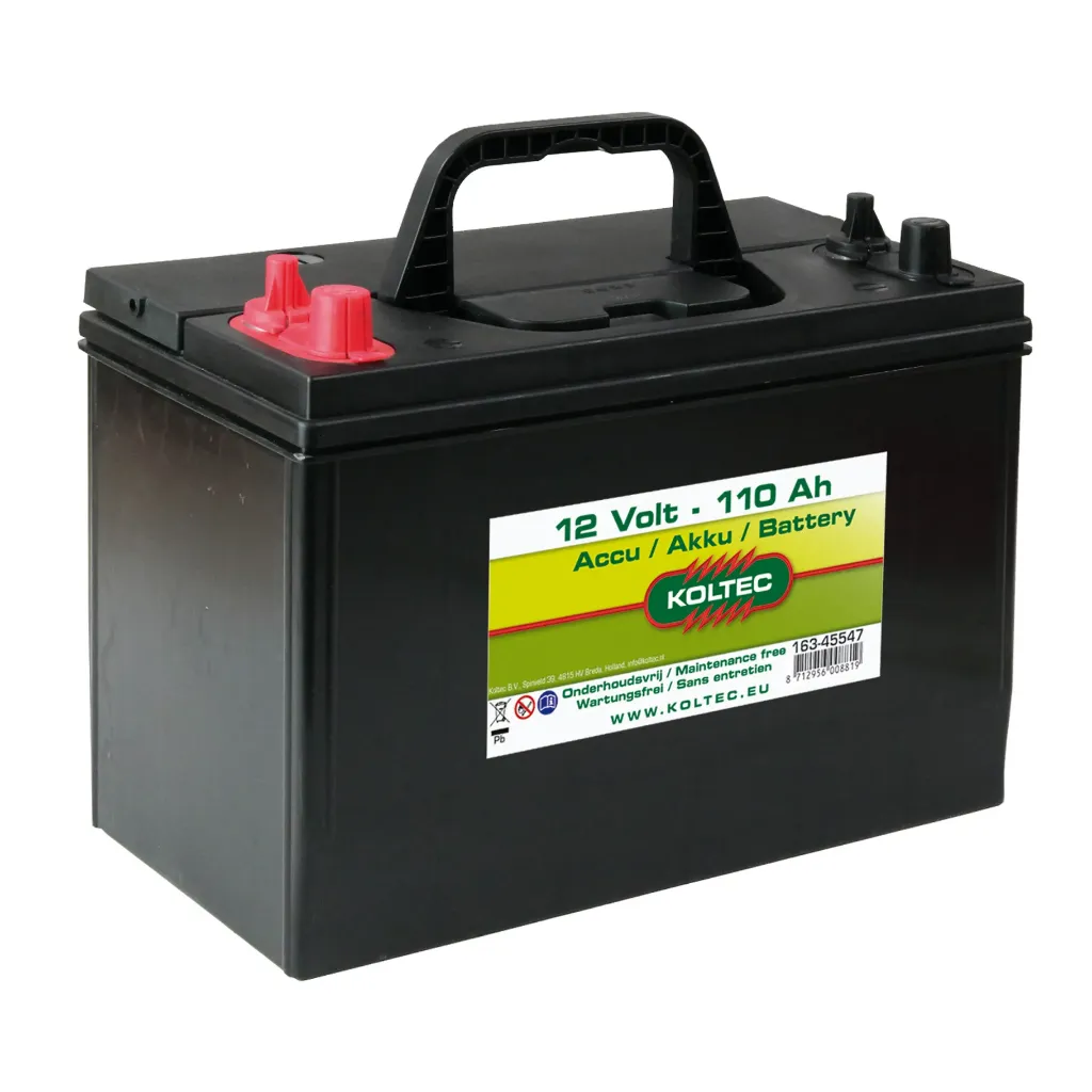 KOLTEC ACCU. DUBBEL POOL 12V-105AH