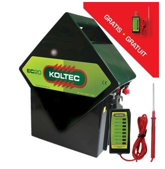 KOLTEC BATTERIJAPPARAAT  EC20. INCL. 8-TRAPS TESTER