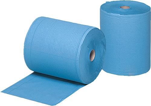 POETSROL BLAUW 3 LAAGS 37 CM BREED - 2 x 500 vellen