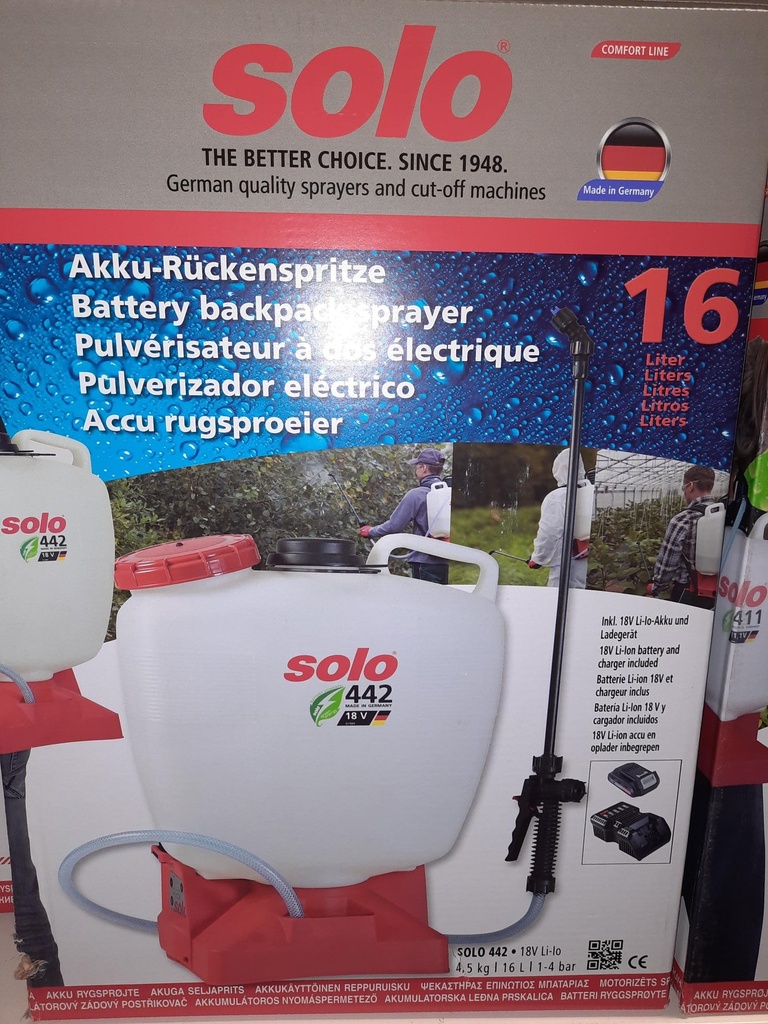 SOLO ACCU-RUGSPUIT (NIEUW) - 16 L