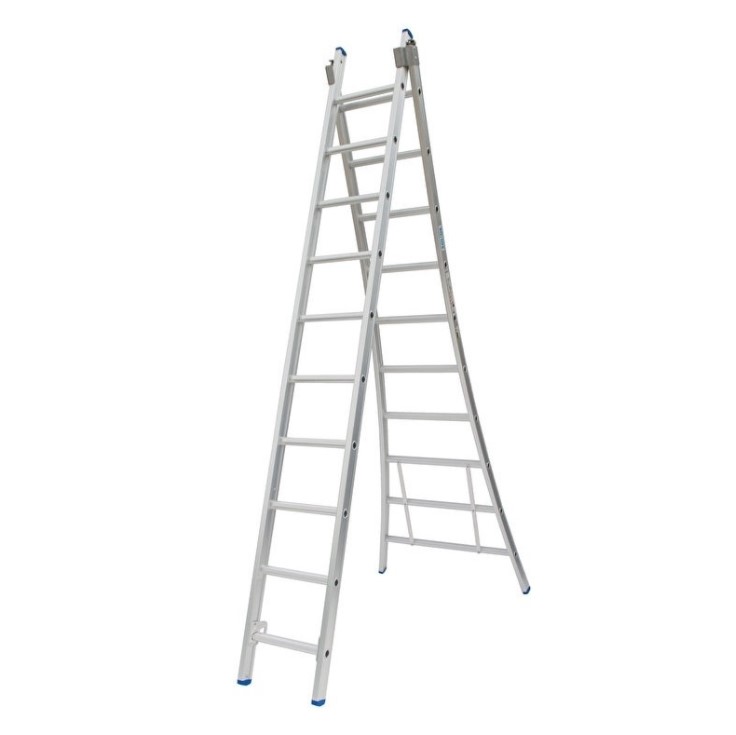 [omlad2d2x10] OMVORMBARE LADDER 2-DELIG (2X10)
