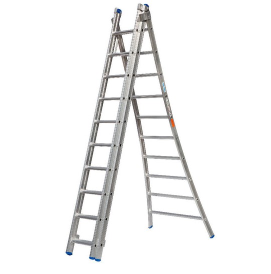 [omlad3d3x10] OMVORMBARE LADDER 3-DELIG (3X10)