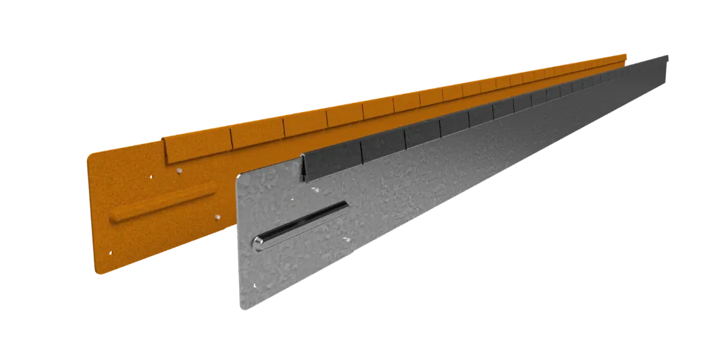 AFBOORDING FLEX H 100 mm x L 2200mm. CORTEN