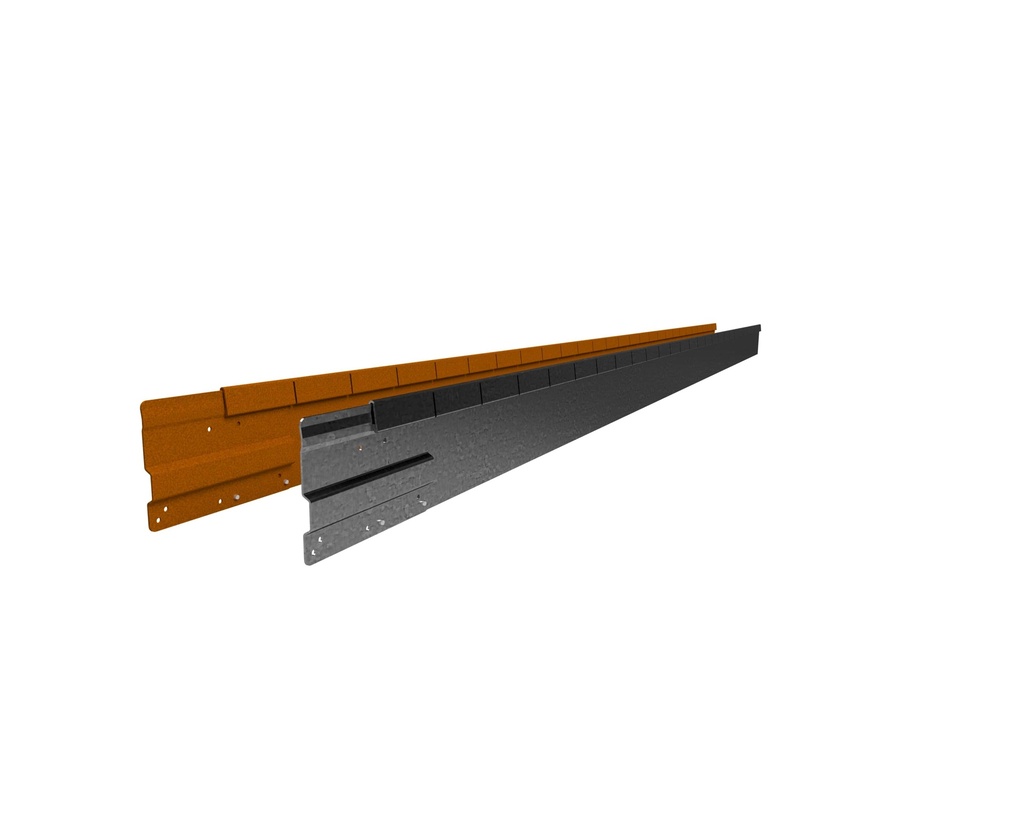 AFBOORDING FLEX H 100 MM x L 2200mm. GALVA