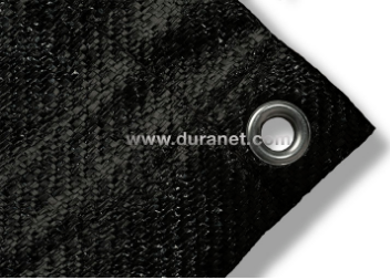 AFSCHERMDOEK 100 % ZWART -