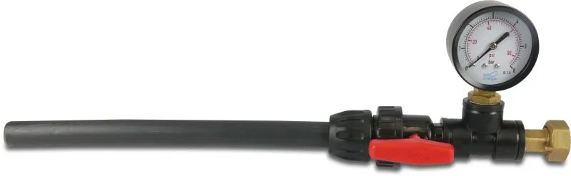 [OP7032562] ITAP WATER PRESSURE/FLOW METER WITH CONNECTION TO TAP 20 MM X 3/4" GLAD X WARTEL BINNENDRAAD 0-6BAR