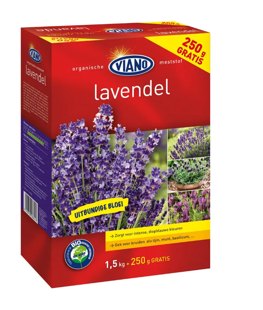 [TMLAV1.75P] ORG. MEST VOOR LAVENDEL - 1.5 KG