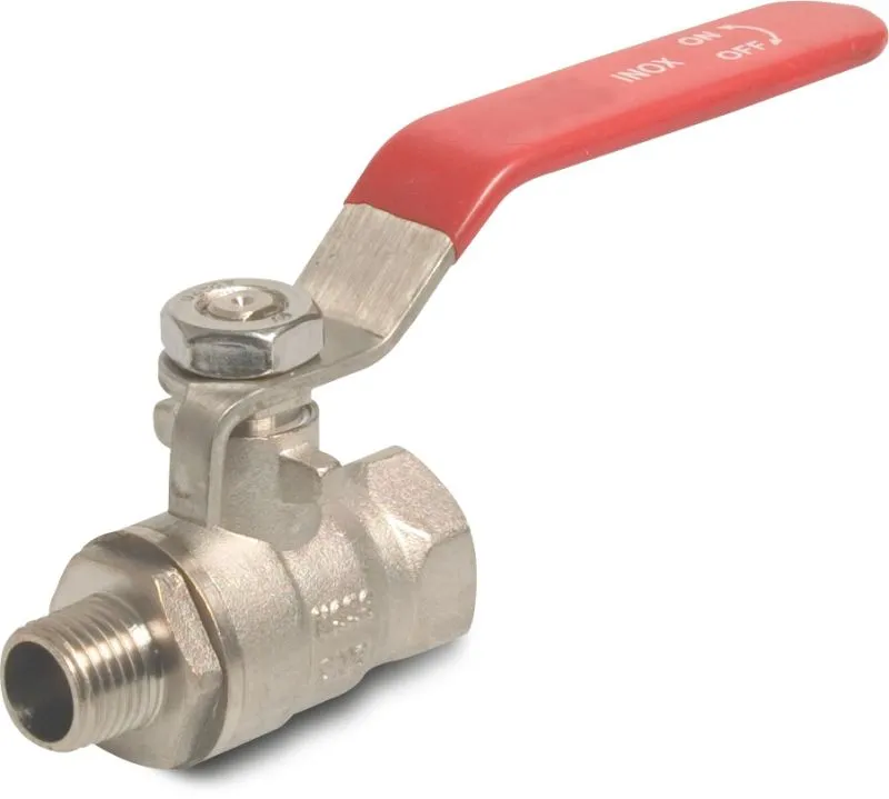 [OP403050] PROFEC KOGELKRAAN MESSING VERNIKKELD 1 1/4" BINNENDRAAD X BUITENDRAAD 25BAR TYPE 104 VA