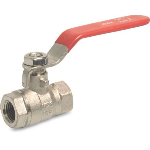 [OP403034] PROFEC KOGELKRAAN MESSING VERNIKKELD 1" BINNENDRAAD 25BAR TYPE 100 VA
