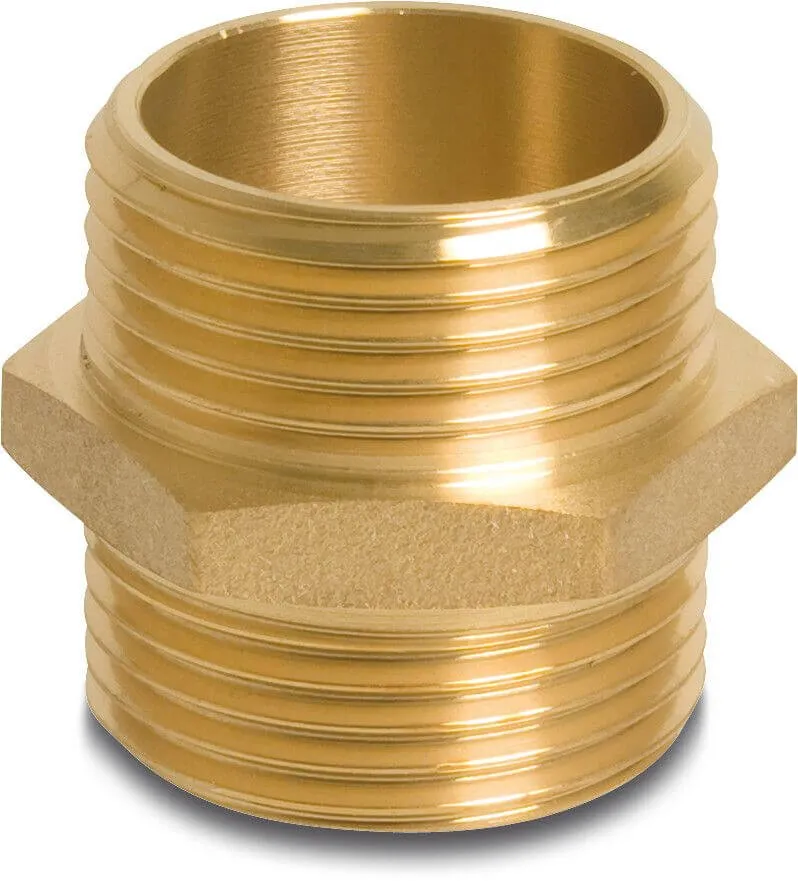 [OP710381] PROFEC NR. 280 NIPPEL MESSING 1 1/4" BUITENDRAAD 30BAR