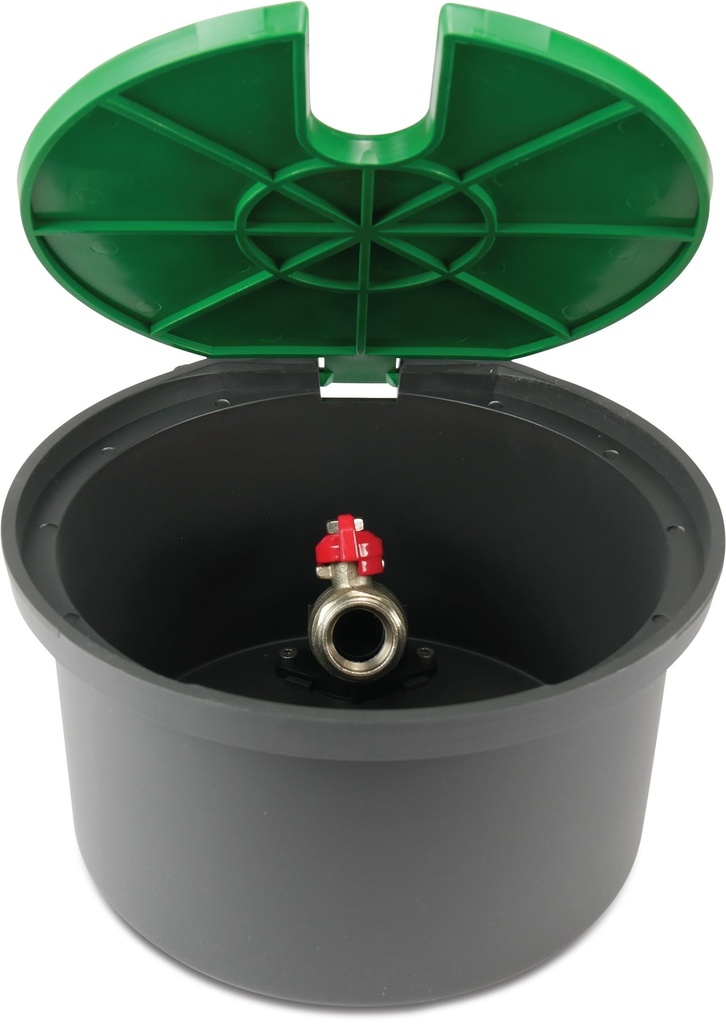 [OP7021748] RAIN BIRD HYDRANTPUT ZWART/GROEN TYPE VB-STDH