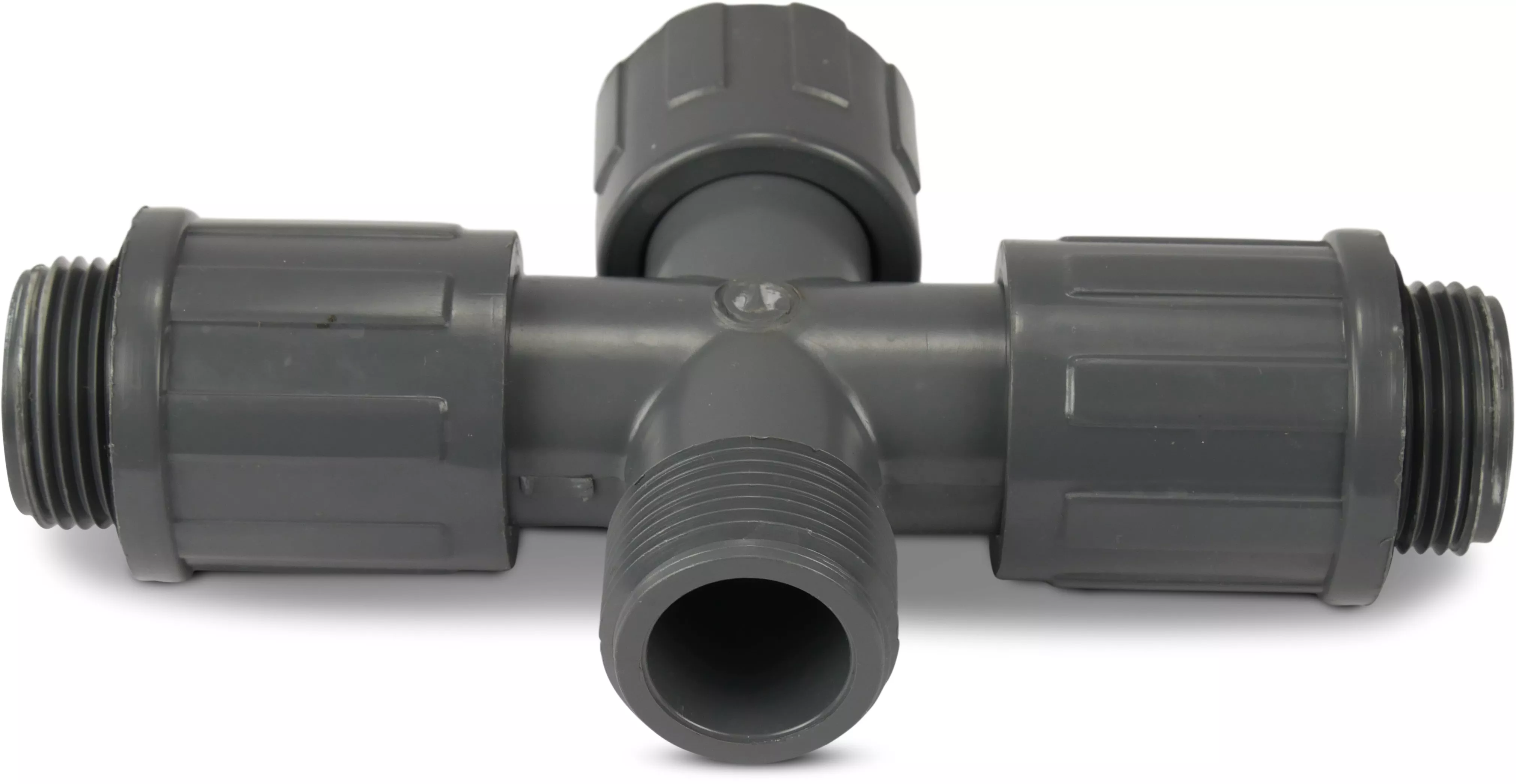 RAIN BIRD VERDEELSTUK PVC 1" BUITENDRAAD 10BAR GRIJS TYPE RB1320-010