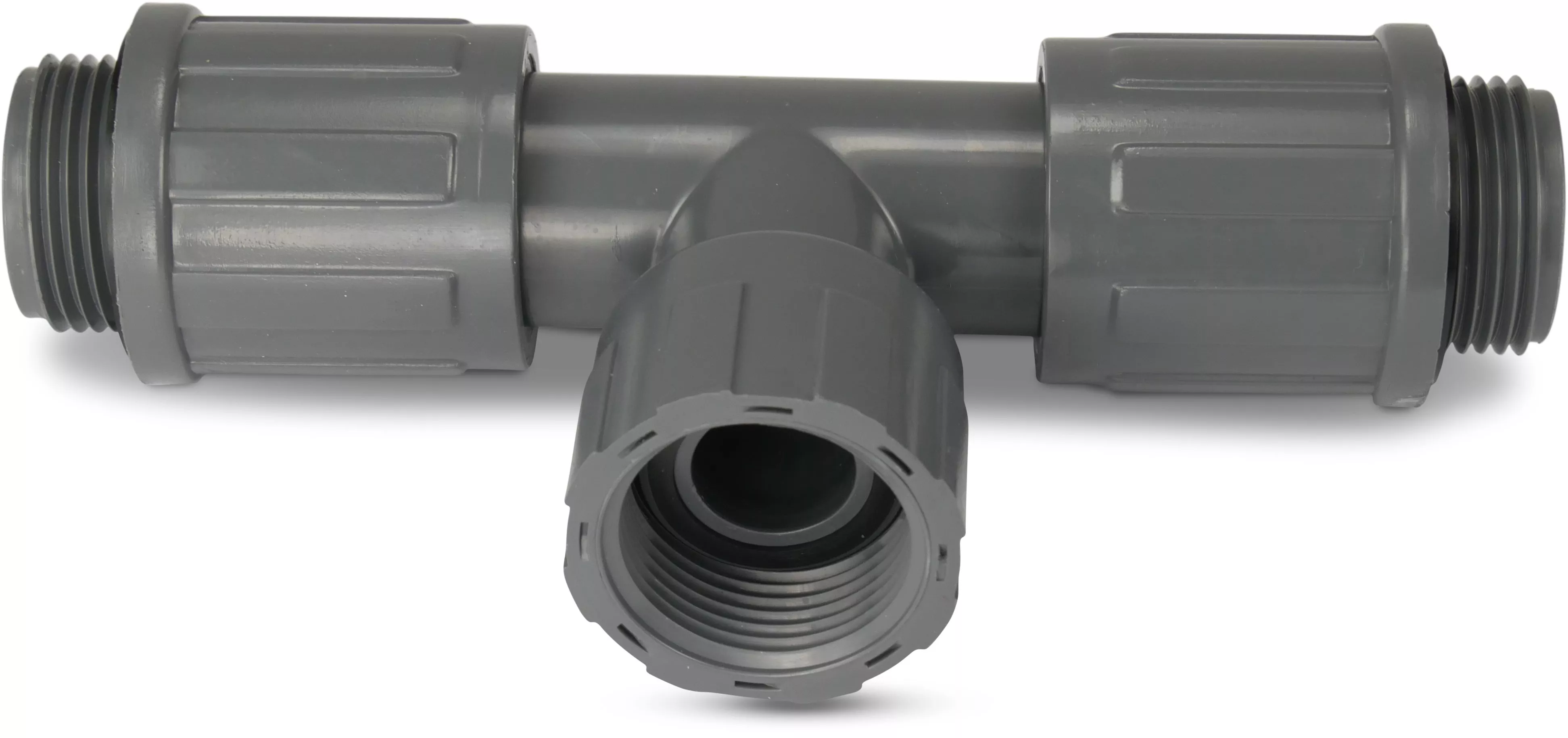 RAIN BIRD VERDEELSTUK PVC 1" BUITENDRAAD GRIJS TYPE RB1303-010