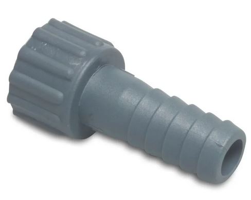 SLANGTULE PP 1" X 25 MM WARTEL BINNENDRAAD X SLANGTULE 10BAR GRIJS