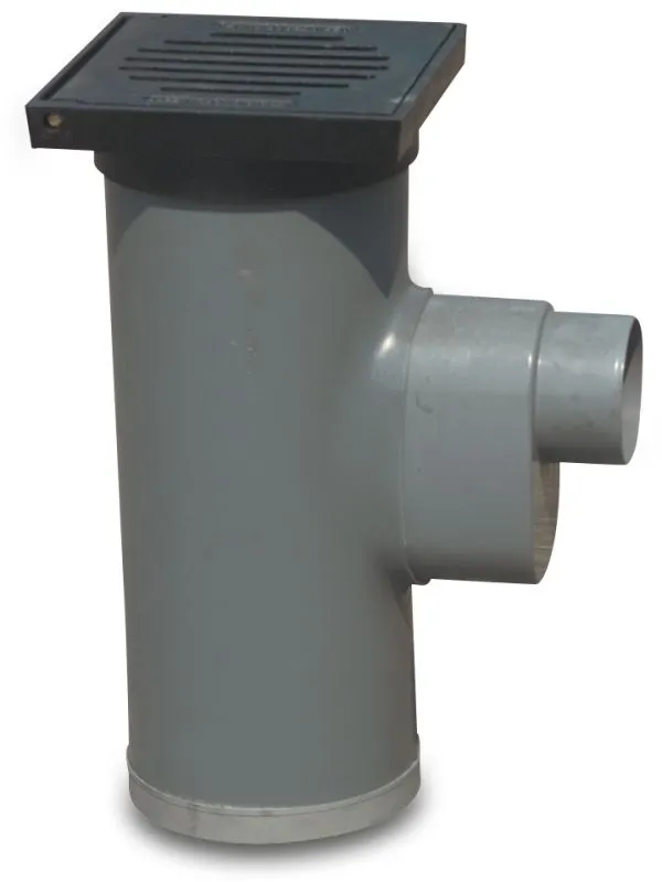 TEGELPADKOLK PVC-U 250 MM X 125 MM SPIE GRIJS
