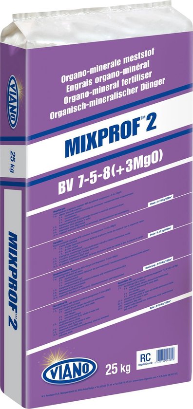 [VIMXPR2] VIANO MIXPROF 2 - 7+5+8+(3MGO)  - 25 KG