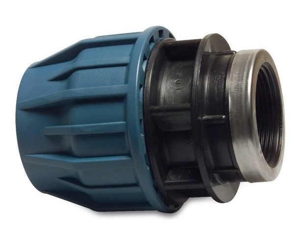 [OP706333] JASON AANSLUITSTUK KNEL X BUITENDRAAD 16BAR ZWART/BLAUW DVGW/KIWA/WRAS/SVGW (PP 32 MM X 1 1/4")