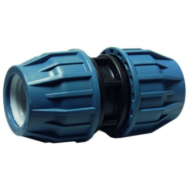 JASON KOPPELING PP KNEL 16BAR ZWART/BLAUW DVGW/KIWA/WRAS/SVGW S1