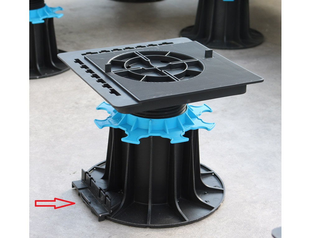 [172841] TEGELDRAGER STEUN VERTICALE AFWERKING