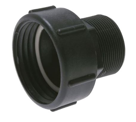 [ADAPS60] IBC ADAPTER S60x6 VROUWELIJK NAAR 2" BSP MANNELIJK