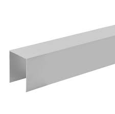 ALUMINIUM BOVENLIGGER ZWART 1.96M INCL. 2 L VERBIND.+SCHROEVEN - 30MM