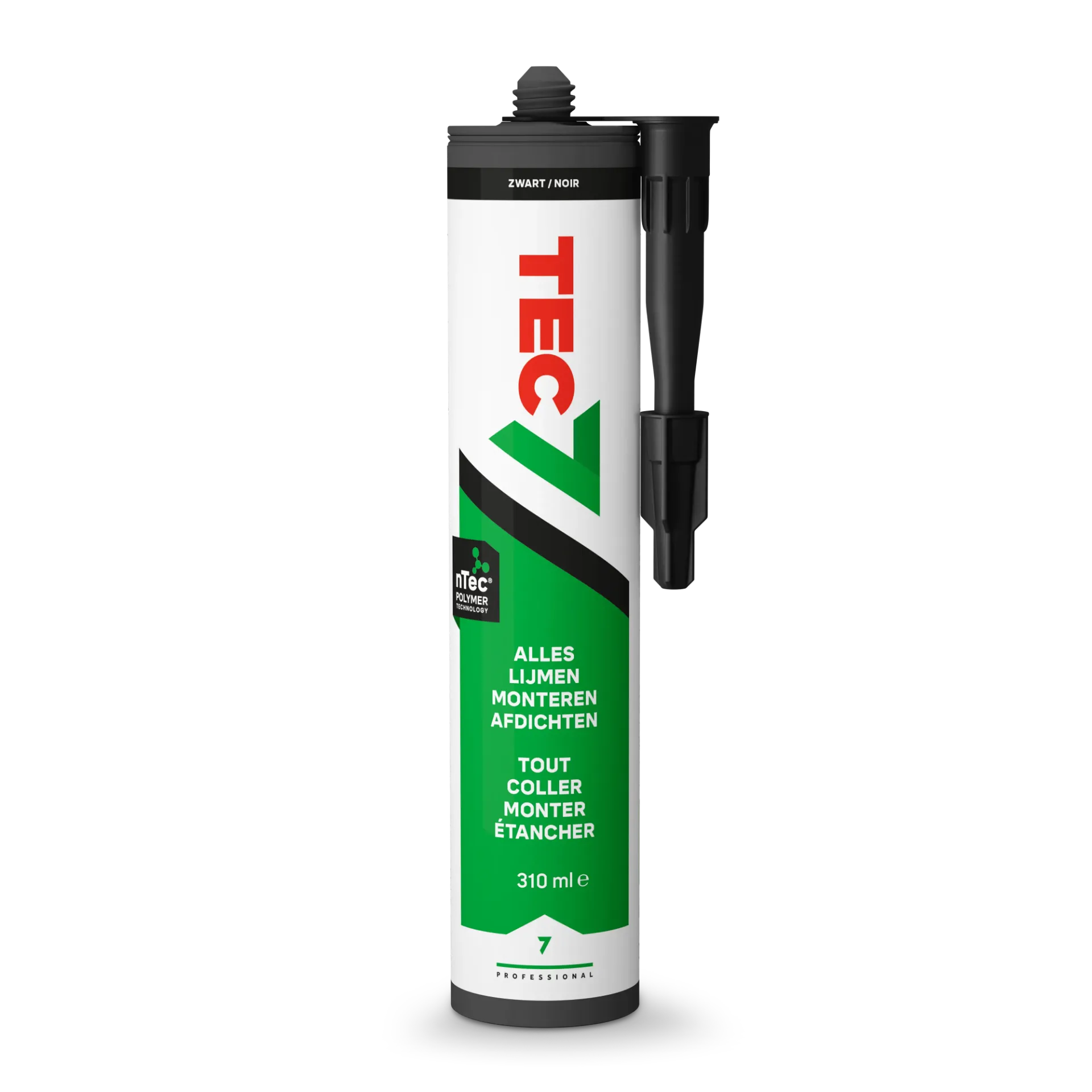 TEC 7 ZWART  - 310 ML