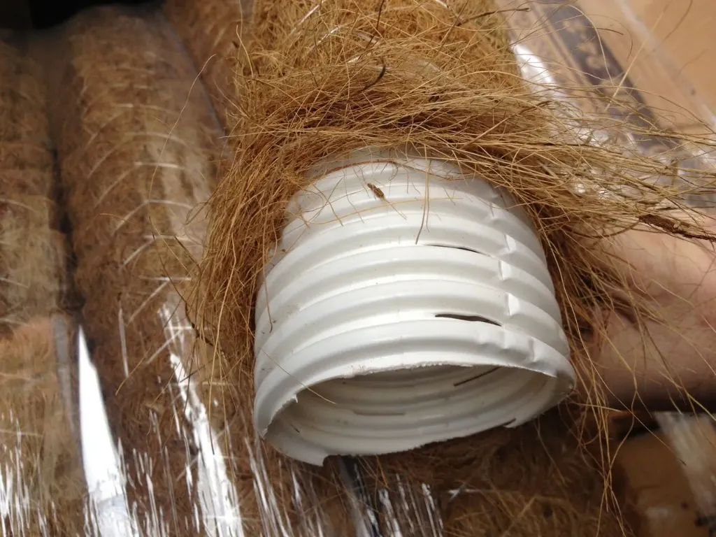 [1.205.02] COMPOSTEERBARE BIO BOOMVERLUCHTING / BEWATERINGSBUIS - BUIS MET KOKOS 8CM