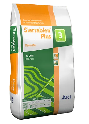 SIERRABLEN PLUS RENOVATOR NPK 20-20-8 (3 MND) - 25 KG
